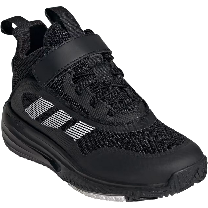Youth Own The Game 3.0 Preschool, Adidas Youth Own The Game 3.0 Preschool in Core Black Cloud White angled view
