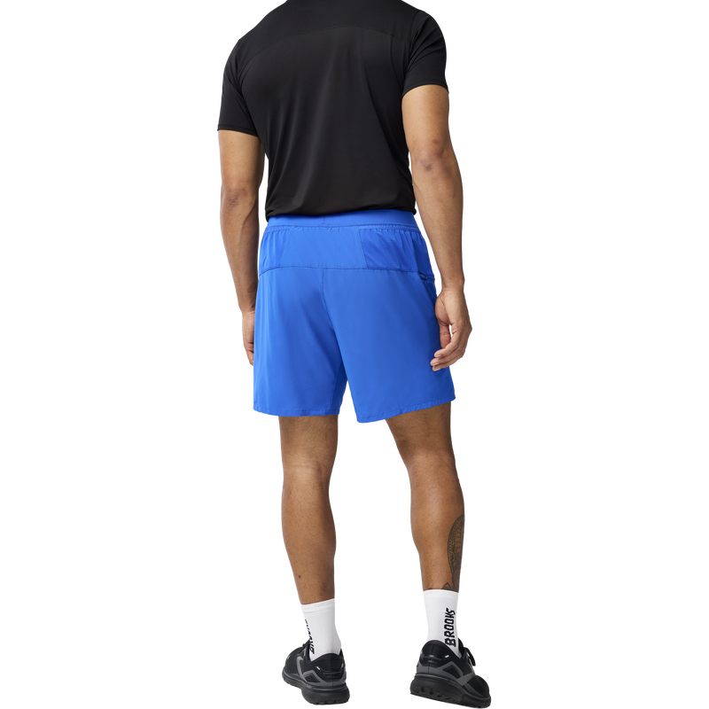 Men's Journey 7" 2-in-1 Short, Brooks Men's Journey 7" 2-in-1 Short in Neo Blue back