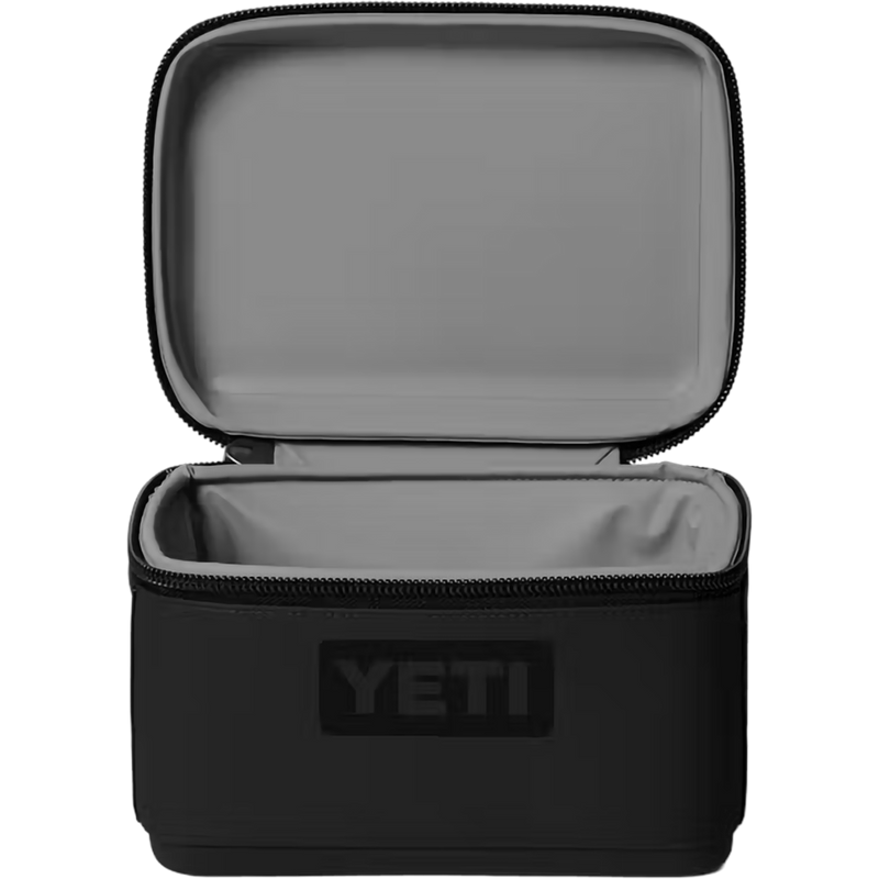 Daytrip 3L Insulated Snack Box, Yeti Daytrip 3L Insulated Snack Box in Black front lid open