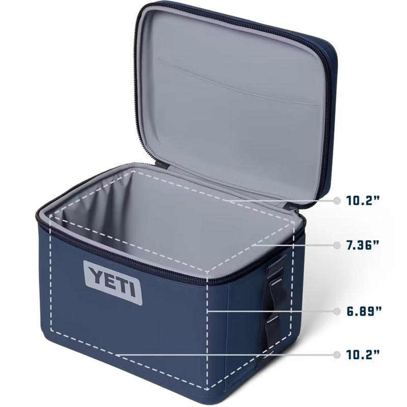 Daytrip 9L Insulated Box, Yeti Daytrip 9L Insulated Box in Blue inner specs