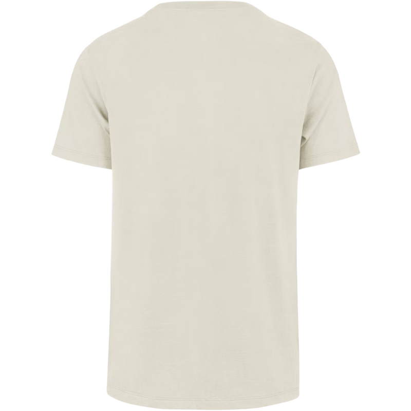 Men's Dodgers Straight Shot Two Franklin Tee, 47 Brand Men's Dodgers Straight Shot Two Franklin Tee in Dune back view