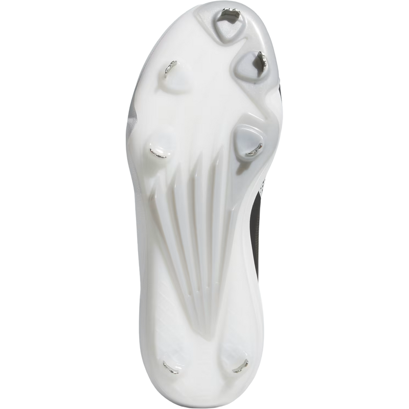 Adizero Impact 3.0 Metal, Adidas Adizero Impact 3.0 Metal in Core Back Cloud White bottom view