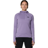 Mountain Hardwear Women's Up First Tech Fleece Hoody in Violet Stone