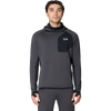 Mountain Hardwear Men's Up First Tech Fleece Hoody in Shark Heather/Black