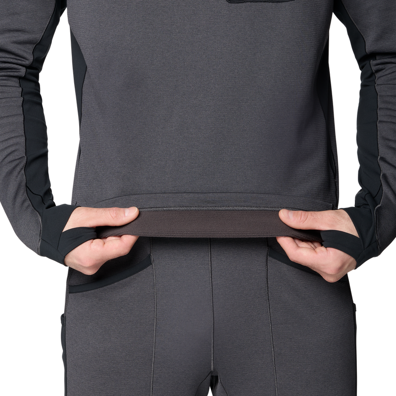 Mountain Hardwear Men's Up First Tech Fleece Hoody hem