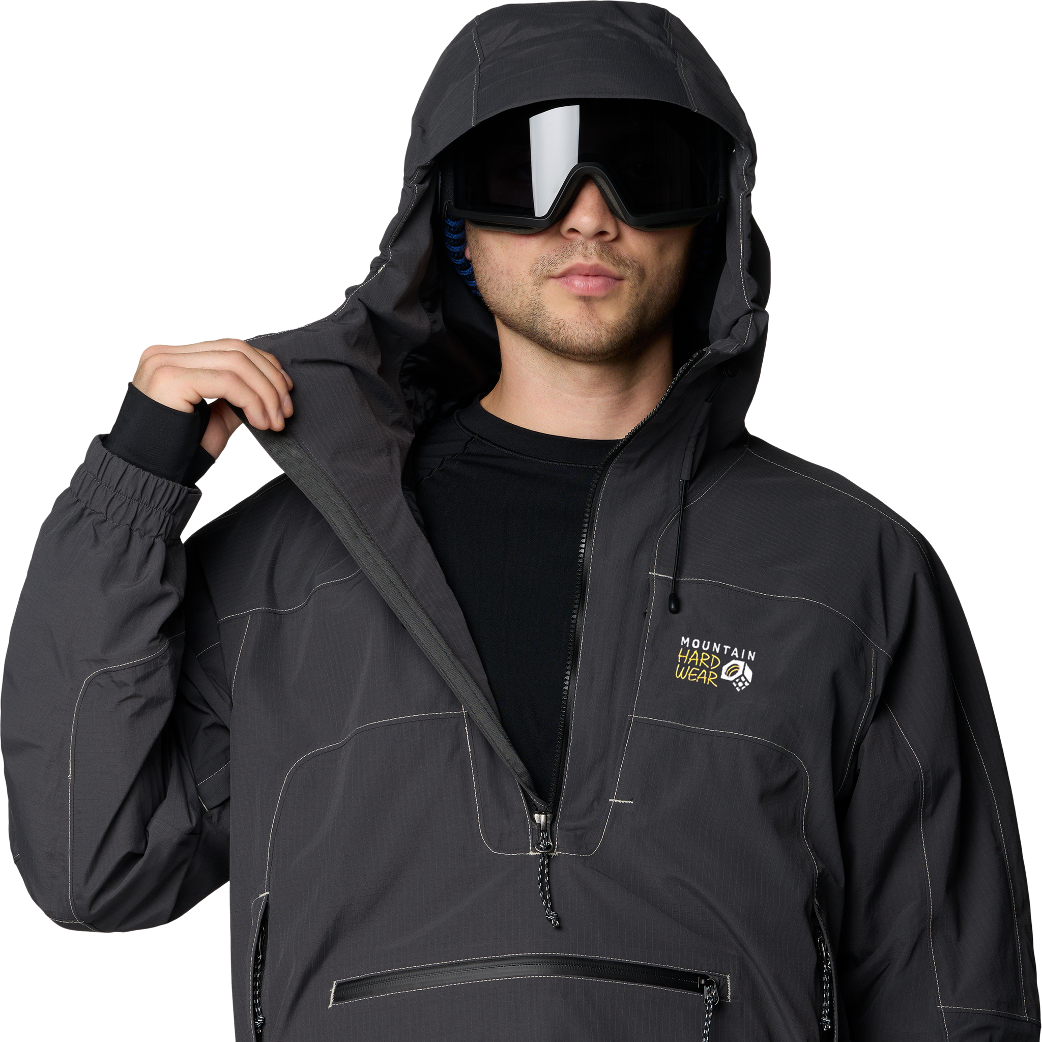 Mountain Hardwear Men's Warp Factor Anorak Unzipped