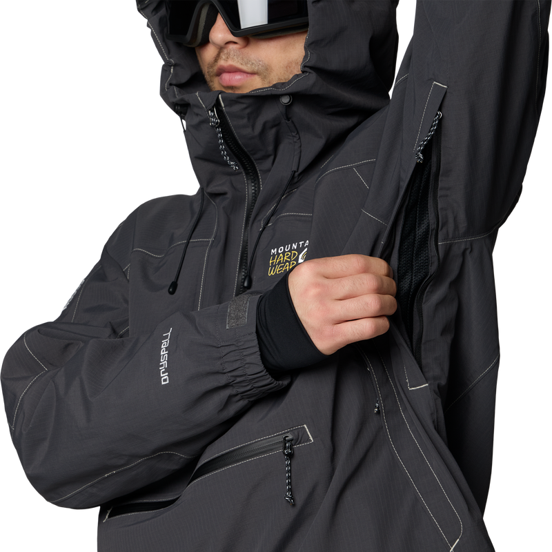Mountain Hardwear Men's Warp Factor Anorak underarm vent