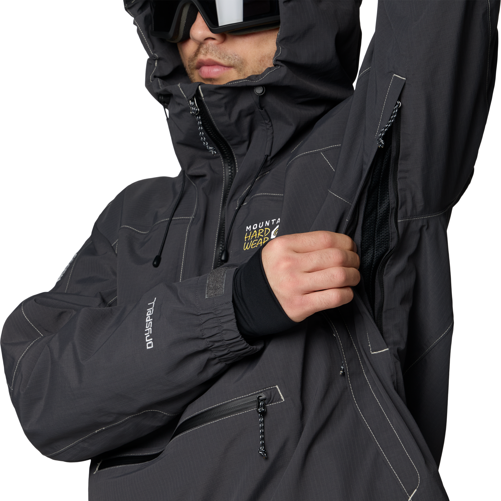 Mountain Hardwear Men's Warp Factor Anorak underarm vent