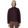 Mountain Hardwear Women's Stretchdown Light Jacket in Deep Mulberry