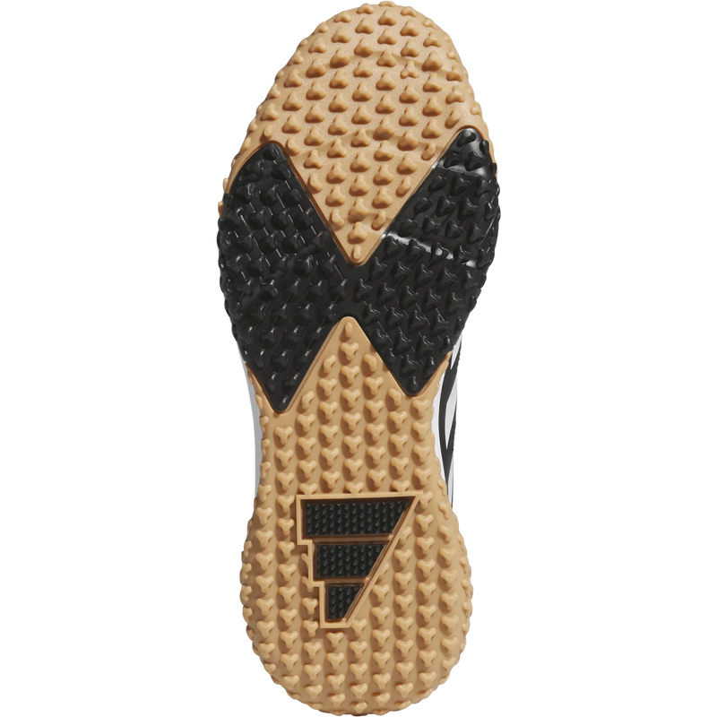 Adidas Youth Adizero DGT Turf in Core Black Cloud White bottom view