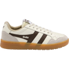 Off White/Dark Brown/Bone