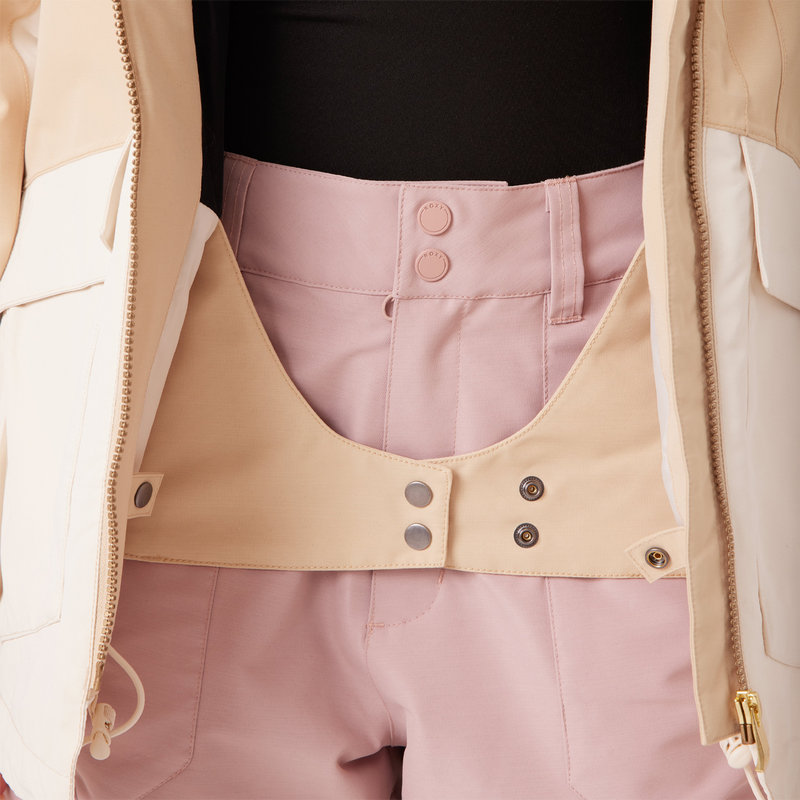 Women's Incline Parka Block Jacket, Roxy Women's Incline Parka Jacket powder skirt