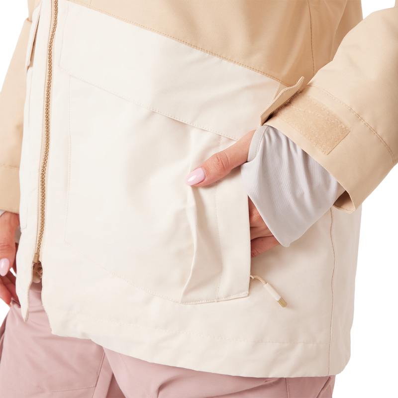 Women's Incline Parka Block Jacket, Roxy Women's Incline Parka Jacket zippered pocket