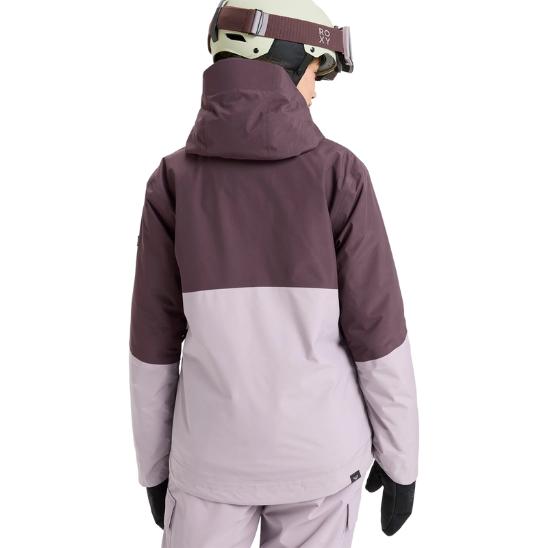 Women's Gore-Tex Stormday Jacket, Roxy Women's Gore-Tex Stormday Jacket in Nirvana back view