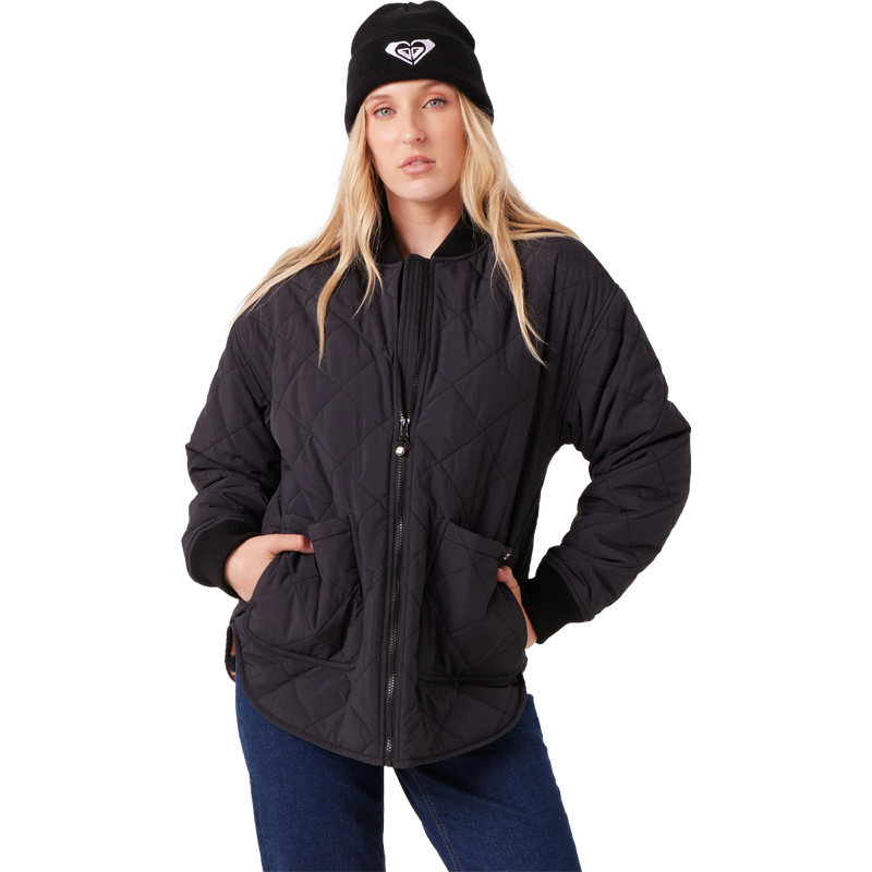 Women's Aurora Quilted Bomber, Featured Image
