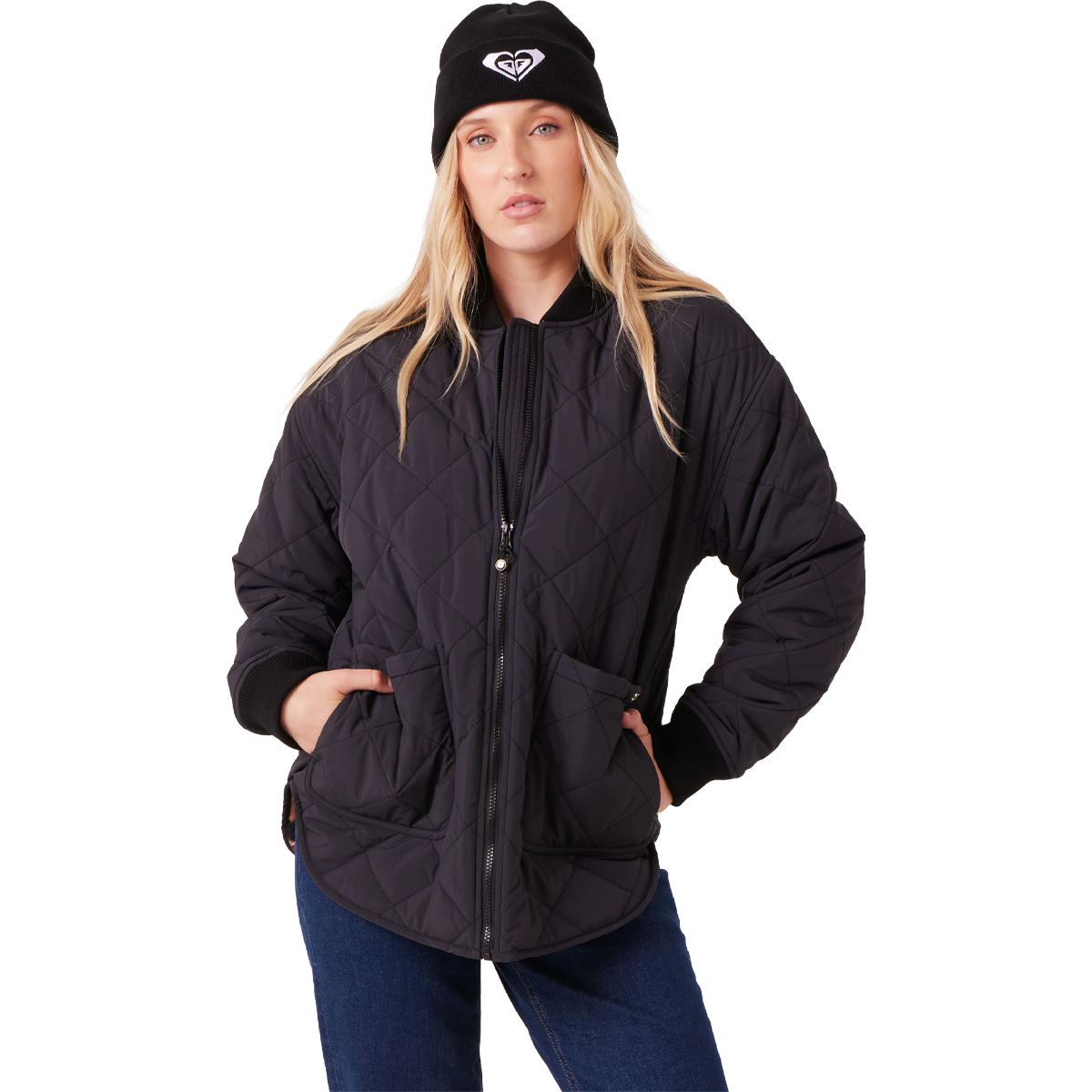 Women's Aurora Quilted Bomber alternate view