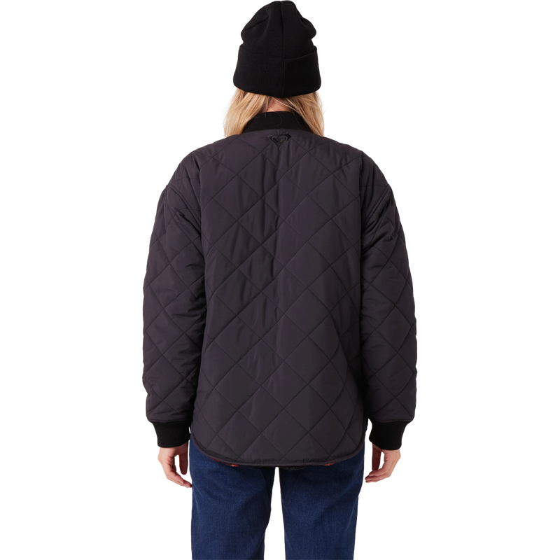 Women's Aurora Quilted Bomber, Roxy Women's Aurora Quilted Bomber back
