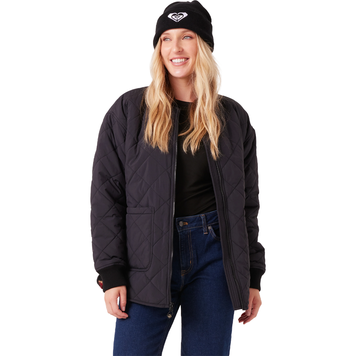 Women's Aurora Quilted Bomber alternate view