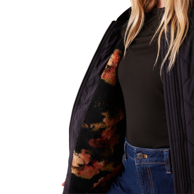 Women's Aurora Quilted Bomber, Roxy Women's Aurora Quilted Bomber lining