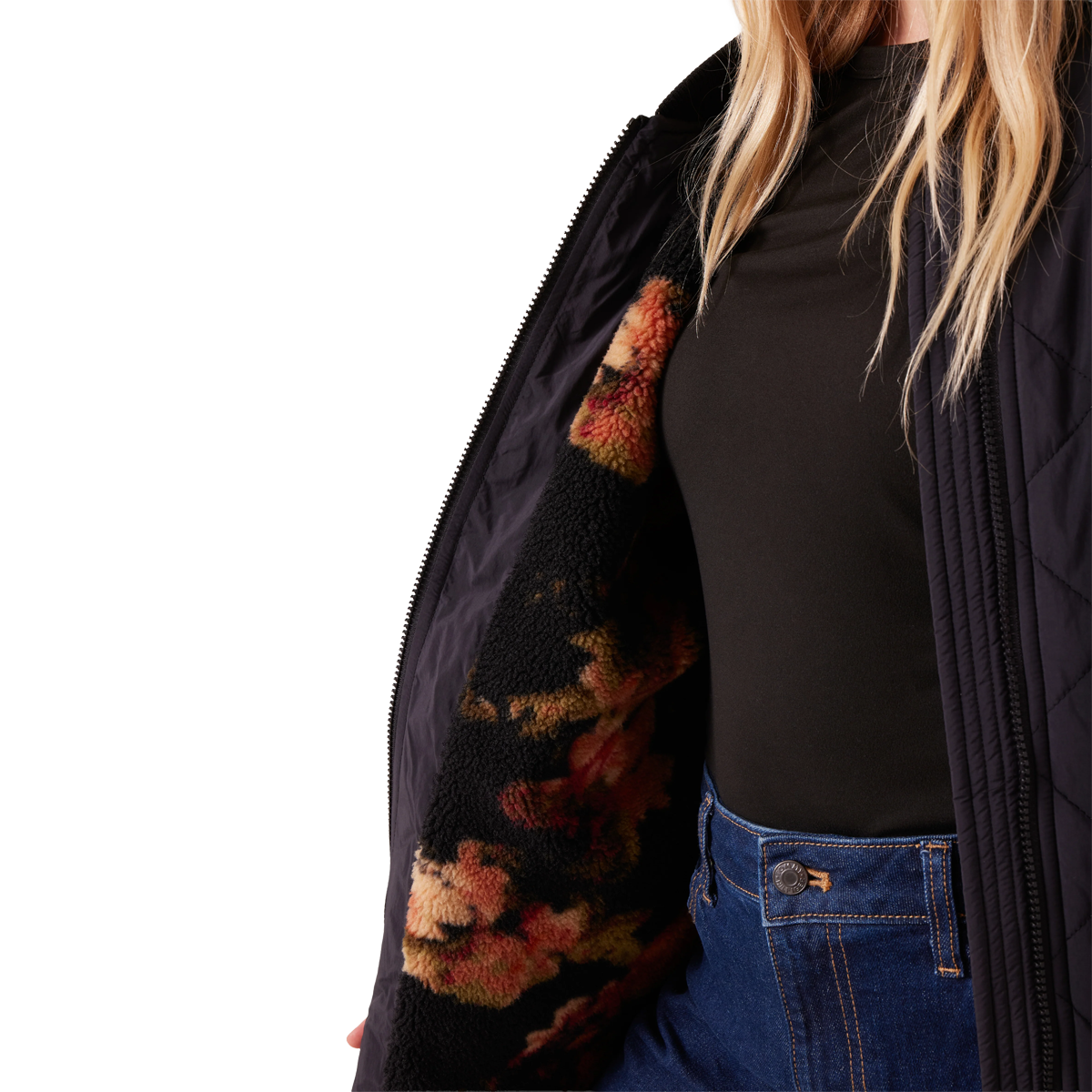 Women's Aurora Quilted Bomber alternate view