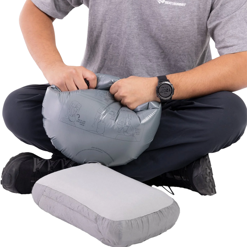 Aeros Down Pillow Large, Sea to Summit Aeros Down Pillow air inflator