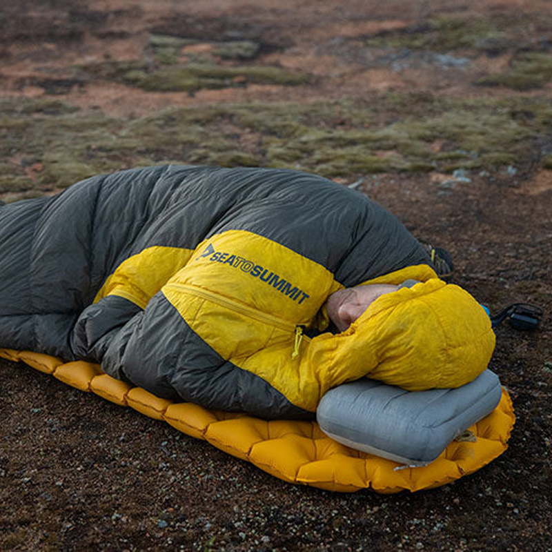 Aeros Down Pillow Large, Sea to Summit Aeros Down Pillow at camp