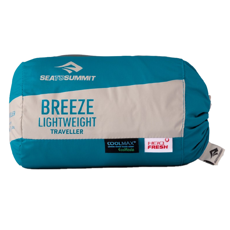 Breeze Lightweight Traveler Liner with Insect Shield, Sea to Summit Breeze Lightweight Traveler Sleeping Bag Liner with Insect Shield pack size