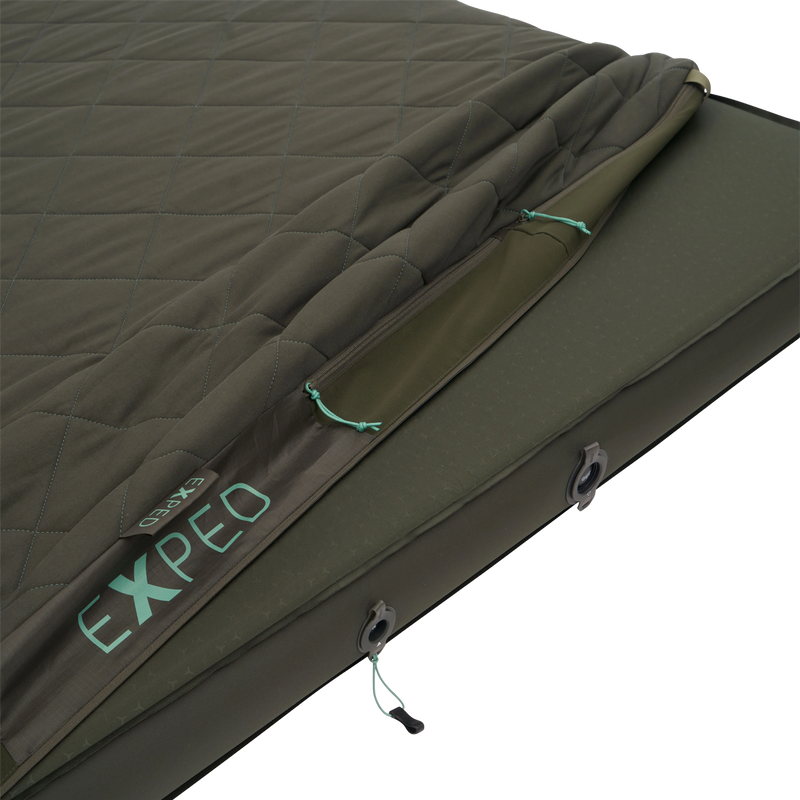 MegaMat LuxeWool Cover Auto, Exped Megamat LuxeWool Cover Auto with sleeping mat