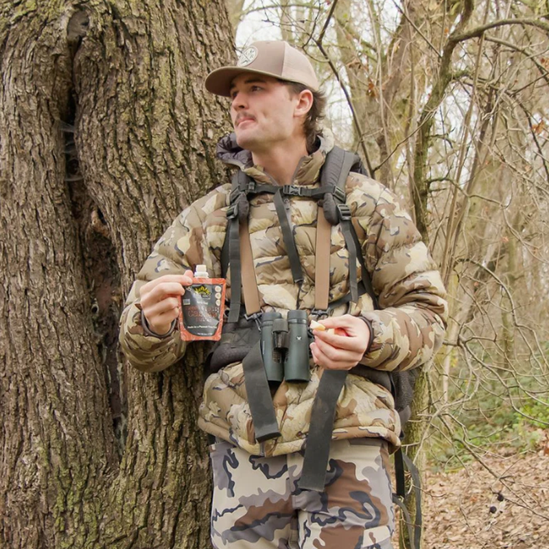 Easy Eat Nut Butter Pouches, Maisie Janes Easy Eat Nut Butter Pouches on the trail