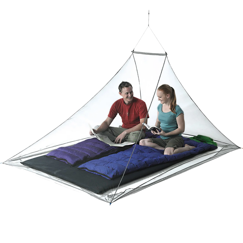 Nano Mosquito Net Double Pyramid, Sea to Summit Nano Pyramid Net Shelter Double with campers