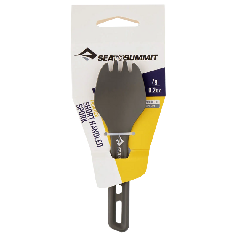 Frontier UL Spork Short Handle, Sea to Summit Frontier UL Spork Short Handle in packaging