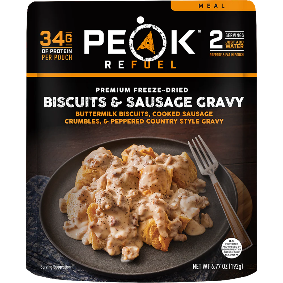Biscuits & Sausage Gravy (2 Servings) alternate view