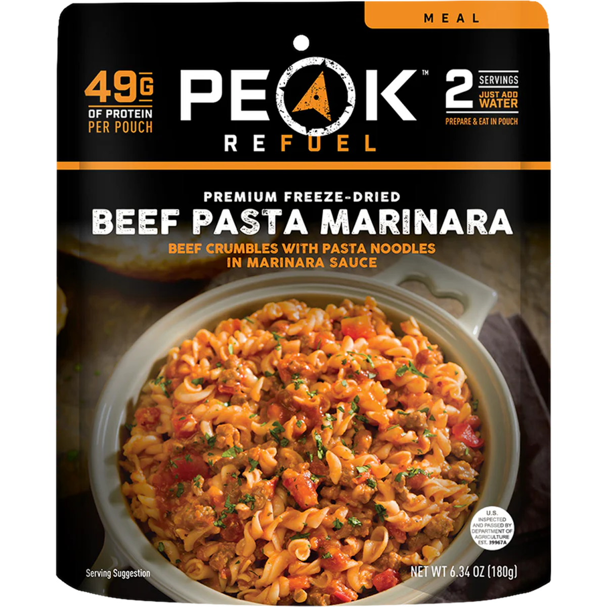 Beef Pasta Marinara (2 Servings) alternate view