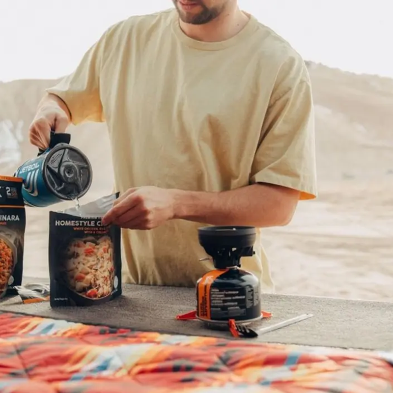 Homestyle Chicken & Rice (2 Servings), Peak Refuel Homestyle Chicken & Rice (2 Servings) at camp