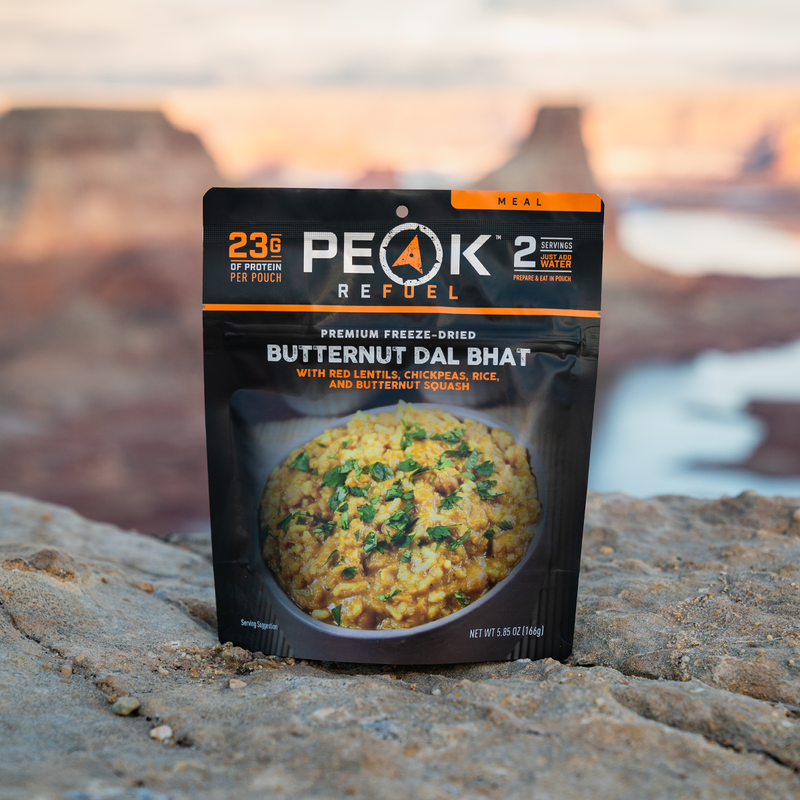 Butternut Dal Bhat (2 Servings), Peak Refuel Butternut Dal Bhat (2 Servings) at camp