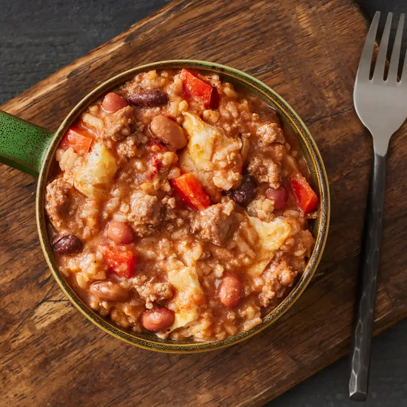 Backcountry Bison Bowl (2 Servings), Peak Refuel Backcountry Bison Bowl (2 Servings) in bowl