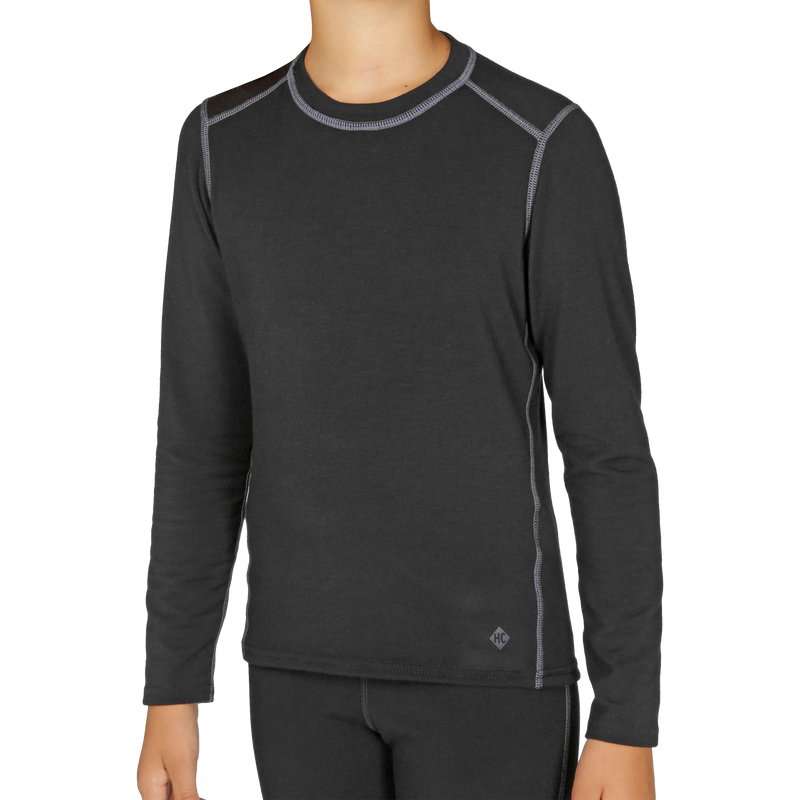 Youth Originals Baselayer Crew, Hot Chillys Youth Originals Baselayer Crewneck Front