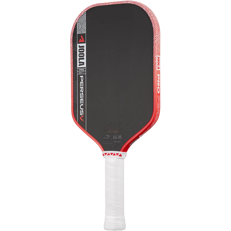 Perseus Pro V Ben Johns - 14 mm, Joola Perseus Pro V Pickleball Paddle 14mm 3/4 view 1