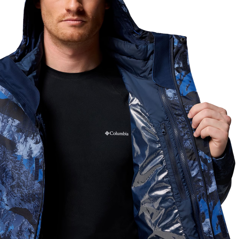 Men's Whirlibird V Printed Interchange Jacket, Columbia Men's Whirlibird V Printed Interchange Jacket inner stash pocket