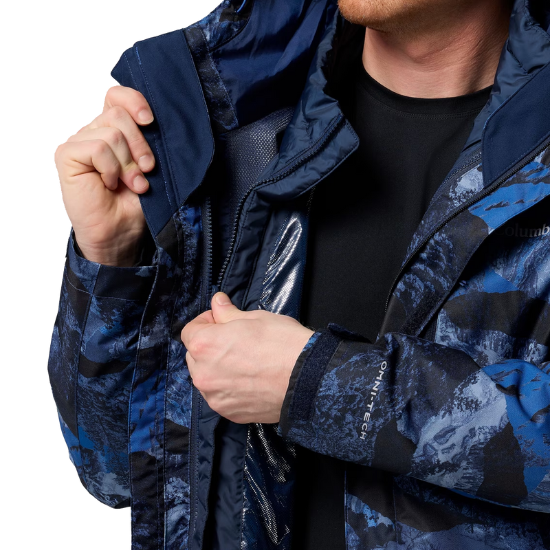 Men's Whirlibird V Printed Interchange Jacket, Columbia Men's Whirlibird V Printed Interchange Jacket connector zipper