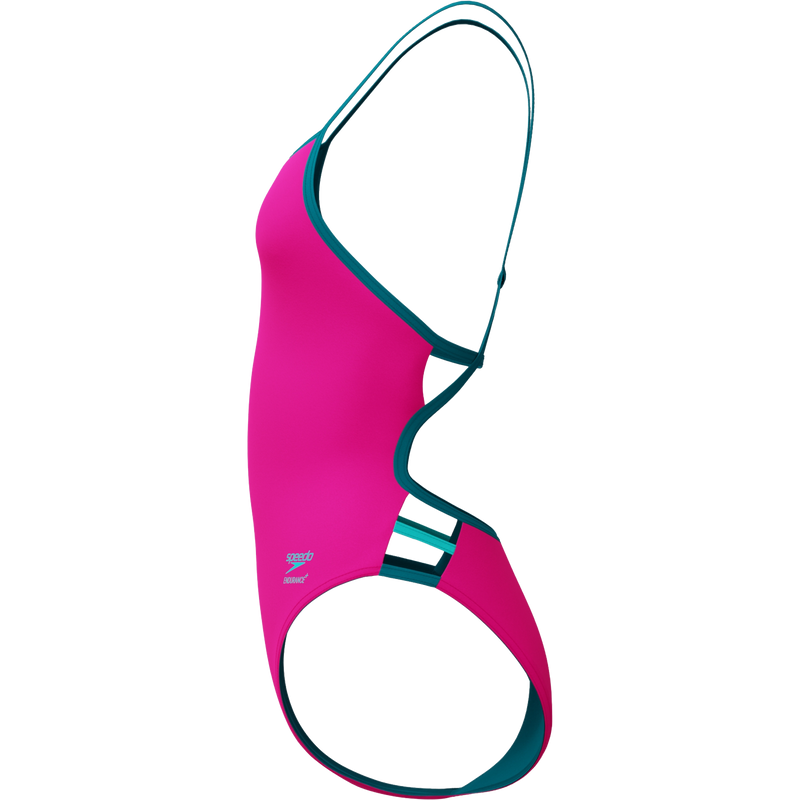 Women's Solid Tri Back, Speedo Women's Solid Tri Back Left