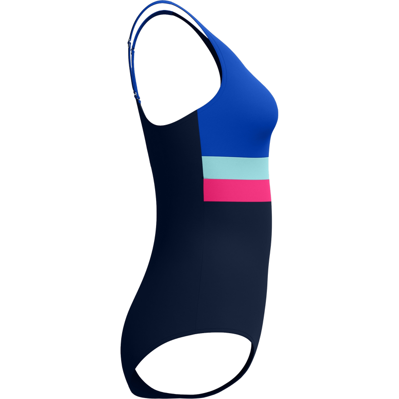 Women's Banded Colorblock One Piece, Speedo Women's Banded Colorblock One Piece Right