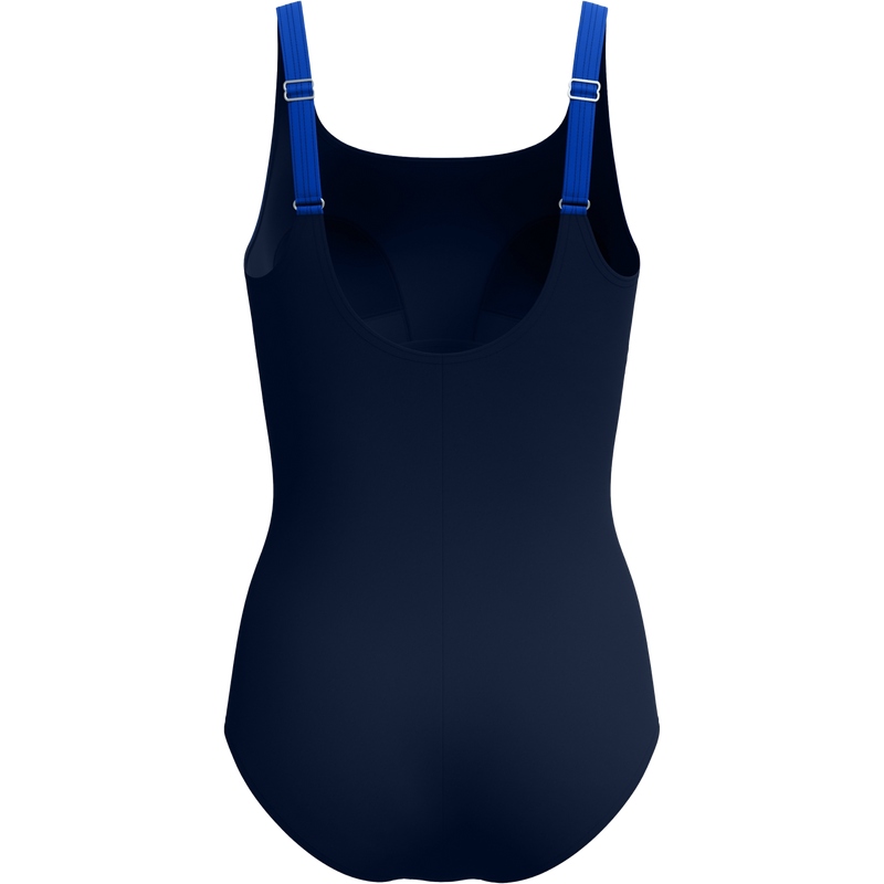 Women's Banded Colorblock One Piece, Speedo Women's Banded Colorblock One Piece Back
