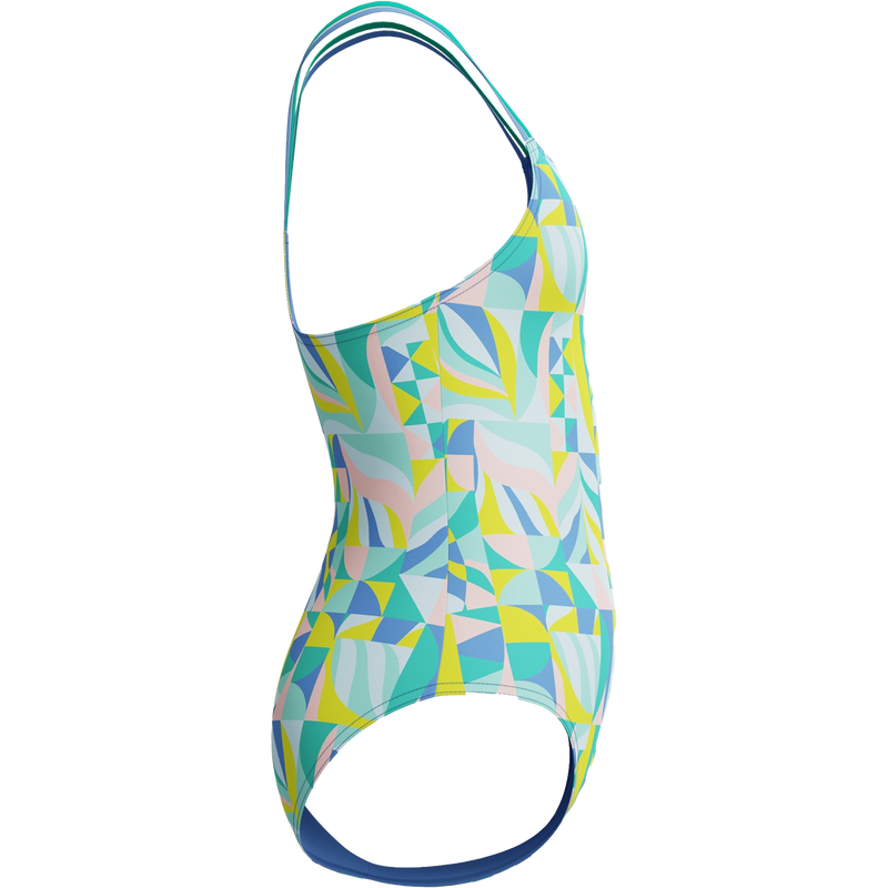 Youth Print Strappy One Piece, Speedo Youth Print Strappy One Piece Right