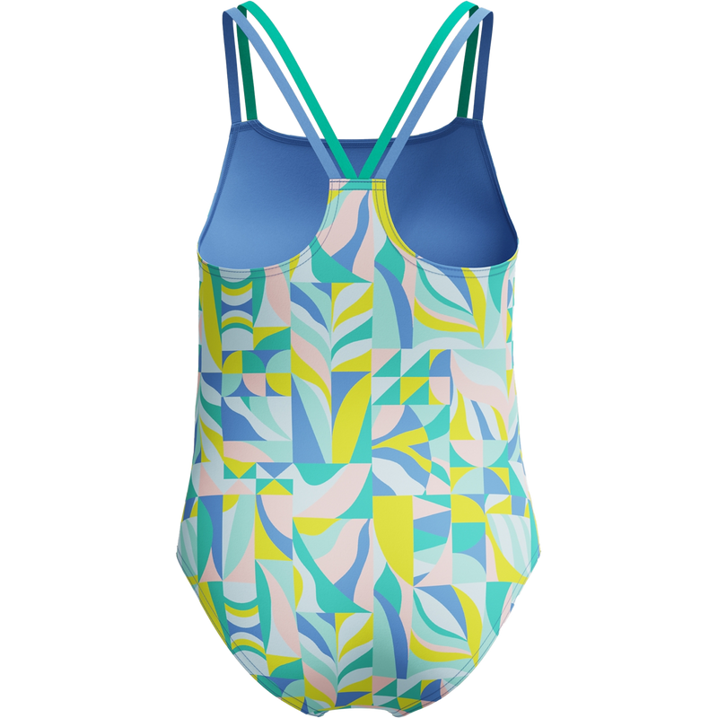 Youth Print Strappy One Piece, Speedo Youth Print Strappy One Piece Back