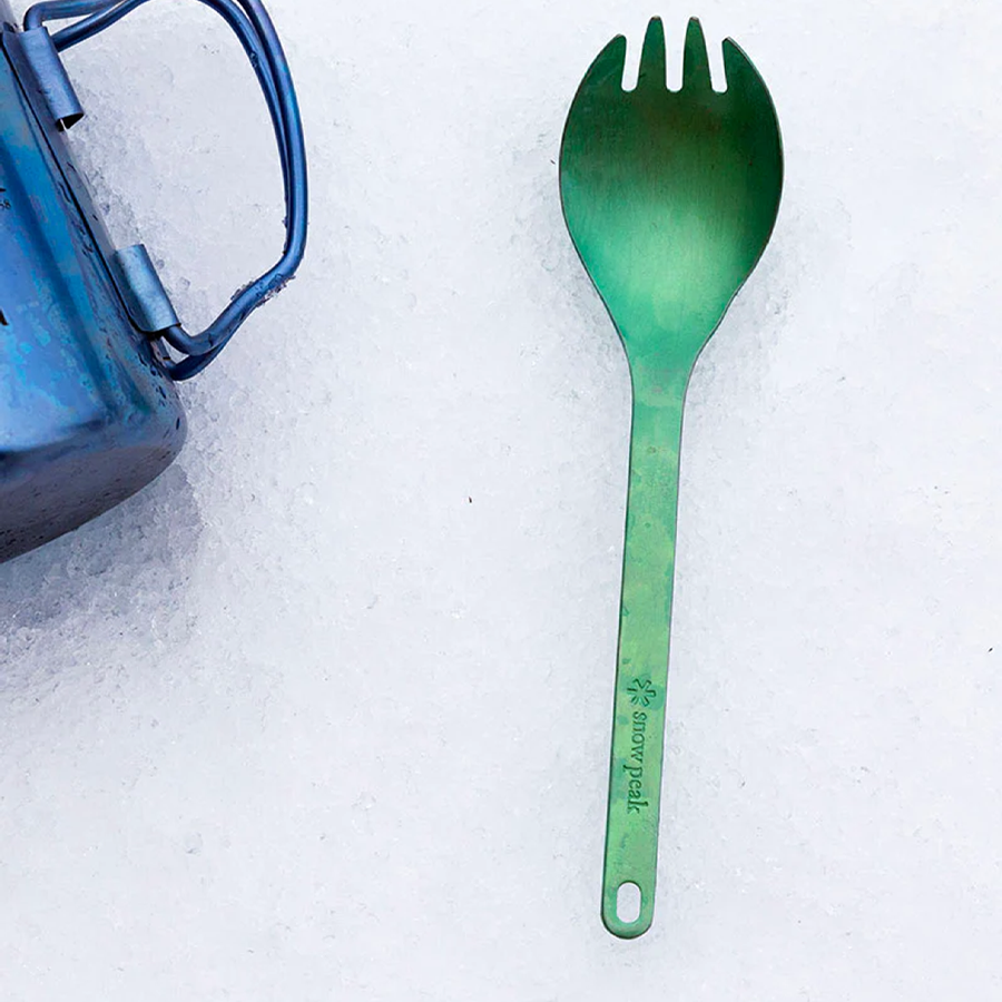 Titanium Spork Anodized alternate view