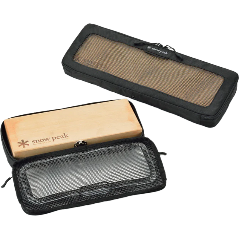 Kitchen Mesh Case S, Snow Peak Kitchen Mesh Case S with Chopping Board
