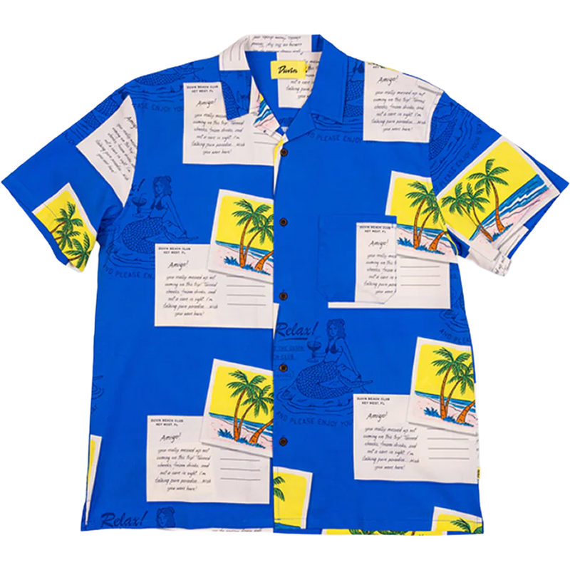 Men's From Vacation Stretch Button Up, Featured Image
