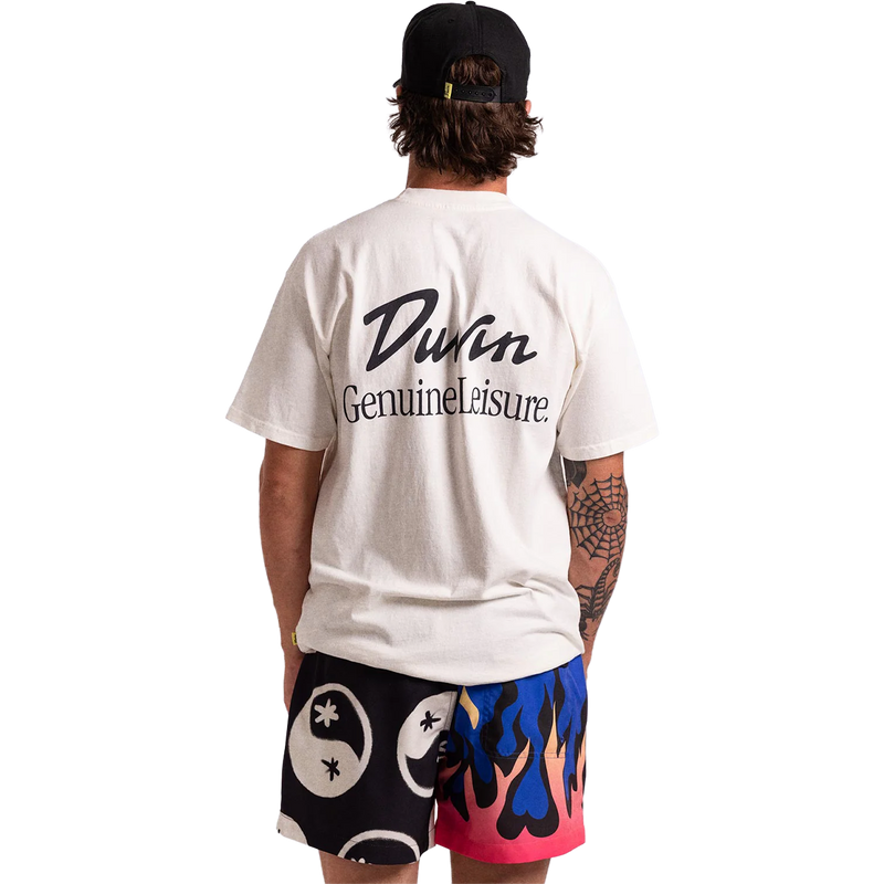 Men's Genuine Tee, Duvin Design Men's Genuine Tee back on model