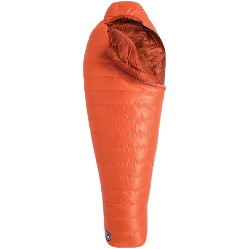 Greystone 0 Long, Big Agnes Greystone 20 Regular in Cherry Tomato/Rooibos Tea unzipped